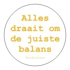 Sticker Mindfulness | Balans