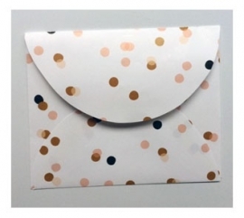 Handgemaakt Cadeau envelopje | Confetti | 4 stuks