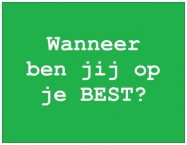 Wenskaart Talent | BEST