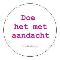 Sticker Mindfulness | Aandacht