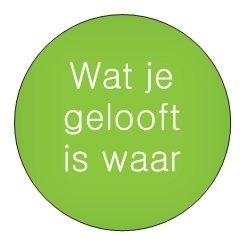 Sticker Inspiratie | Wat je gelooft