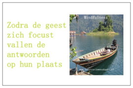 Mindfulness inspiratiekaartje | Focus | per 5 stuks