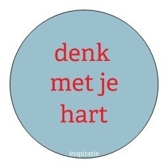 Sticker Inspiratie | Denk met je hart