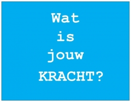 Wenskaart Talent | KRACHT