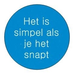 Sticker Inspiratie | Het is simpel