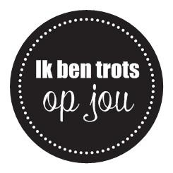 Sticker You are a gift | Ik ben trots op jou