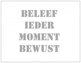 Wenskaart Mindfulness | Bewust