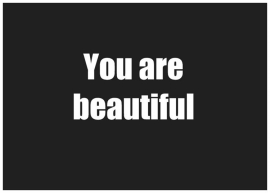 Ansichtkaart | You are beautiful