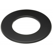 Rozet 5 cm zwart / Ø 150 mm