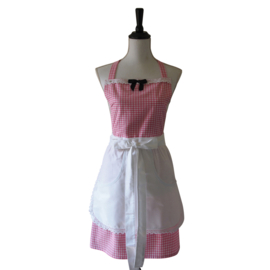 Audrey fuchsia roze ruit