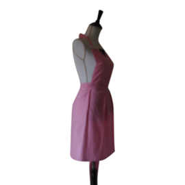 Audrey fuchsia roze ruit