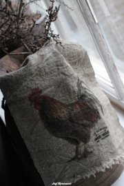 Shabby doek 'haan'