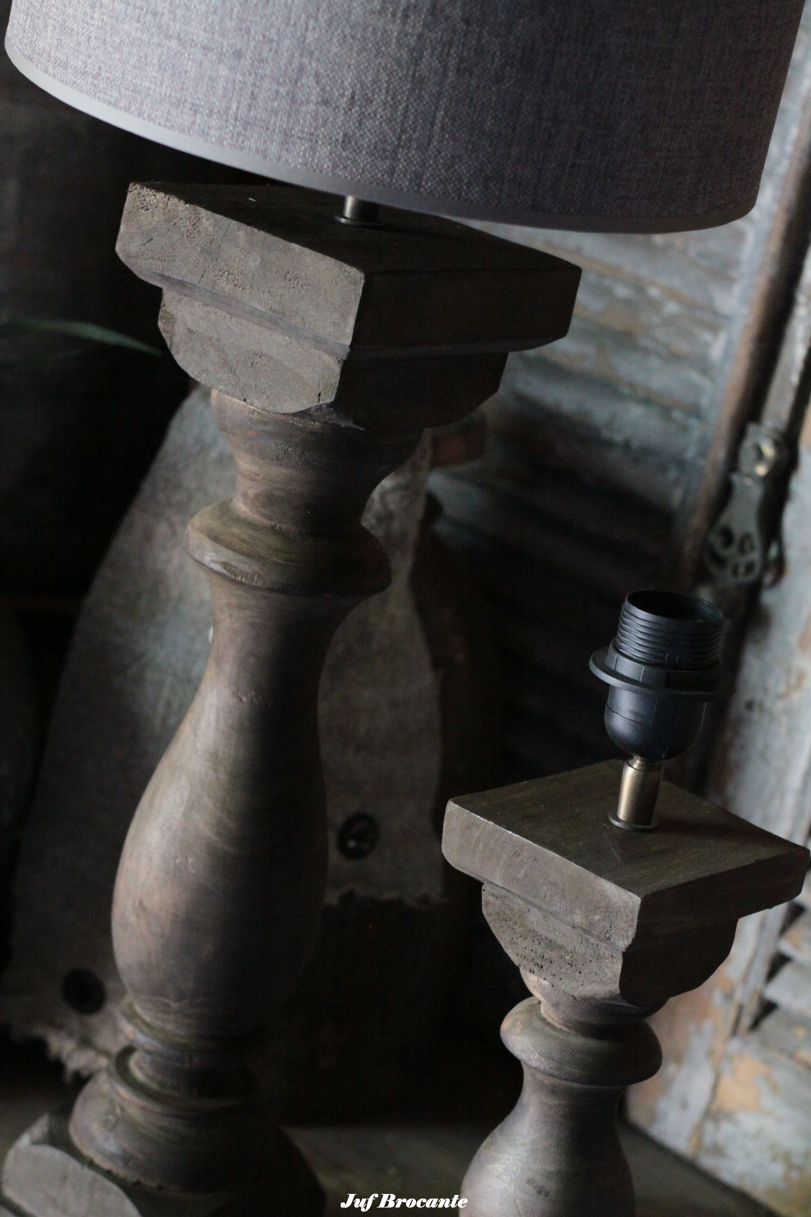Balusterlamp sober vierkant