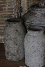 'Land Living' vaas in grey finish XL