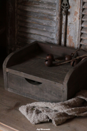 Console met lade driftwood