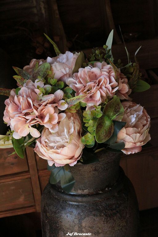 Boeket mauve compleet