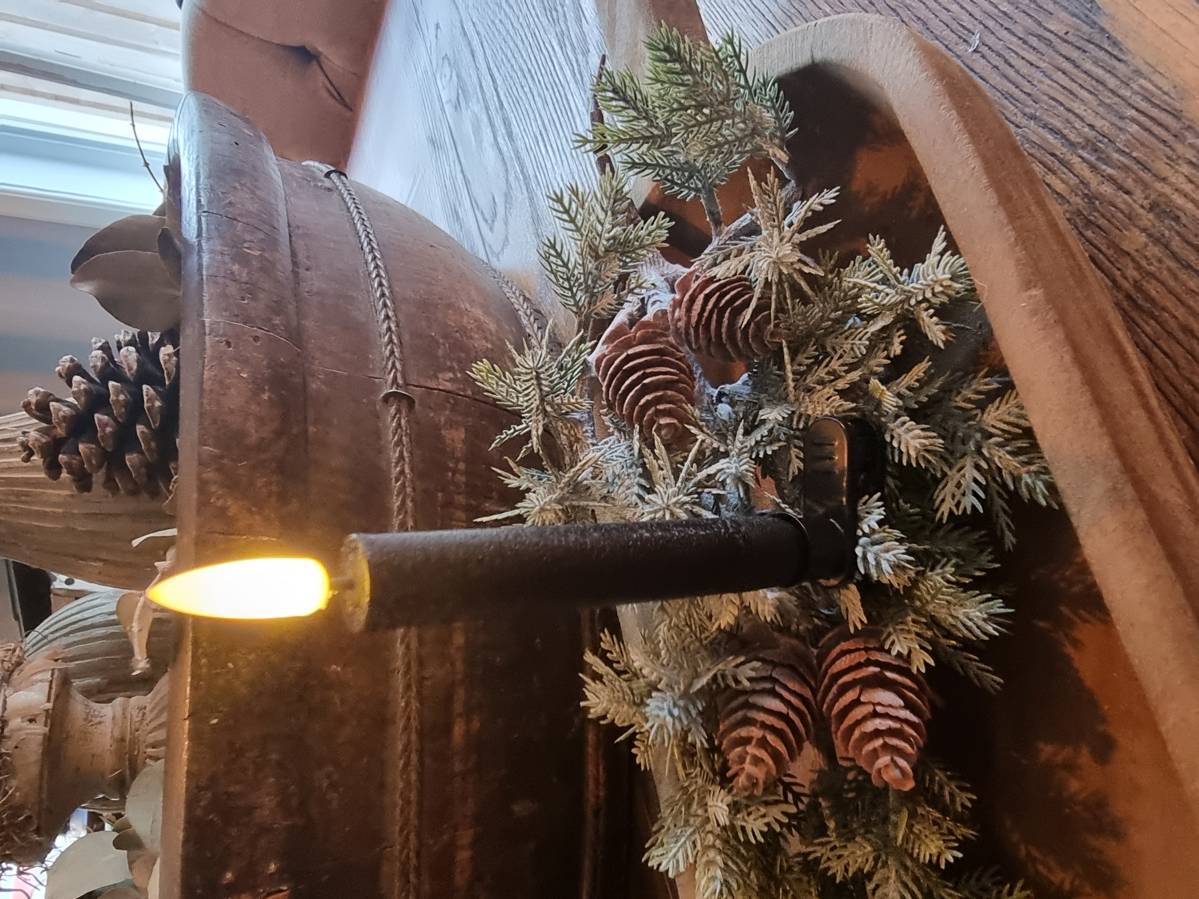 Kerstboomkaarsjes led Countryfield zwart