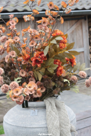 Zijden boeket orange love