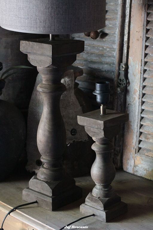 Balusterlamp sober vierkant