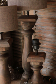 Balusterlamp vierkant sober