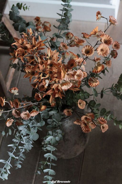 Zijden boeket lottie orange