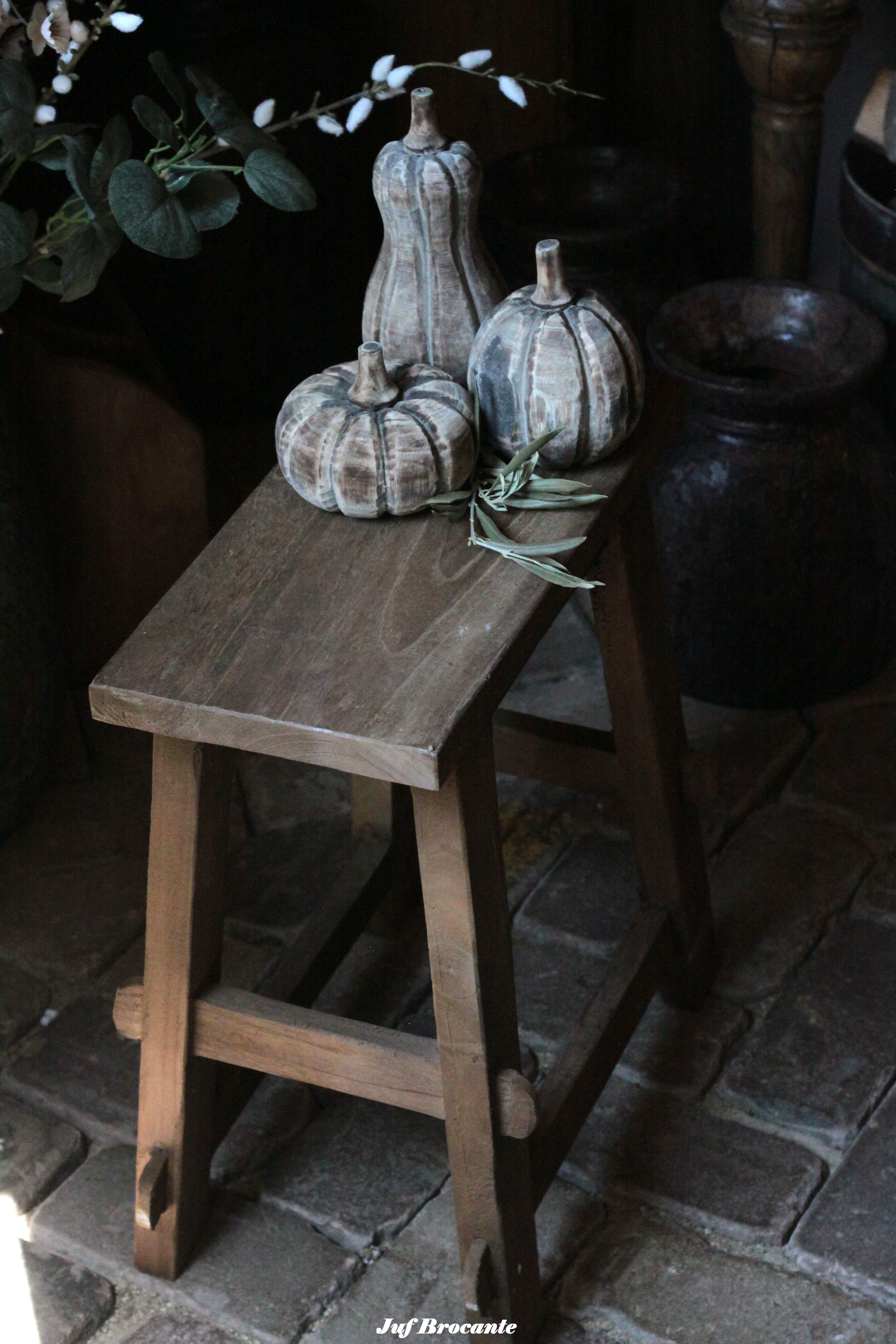 Houten kruk