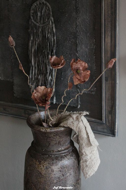 Brynxz zijdebloem poppy bundle brown