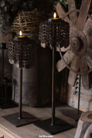 Kandelaar XL met ornamentjes