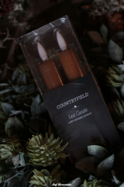 Countryfield led korte dinerkaars (kleur amber)