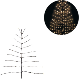 Kerstboom verlichting voor aan de wand in 3 maten
