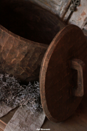 Houten pot met deksel nr.3