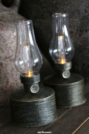 Solar olielampje 'vintage brown'