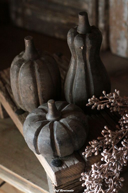Set pompoenen 'sober'