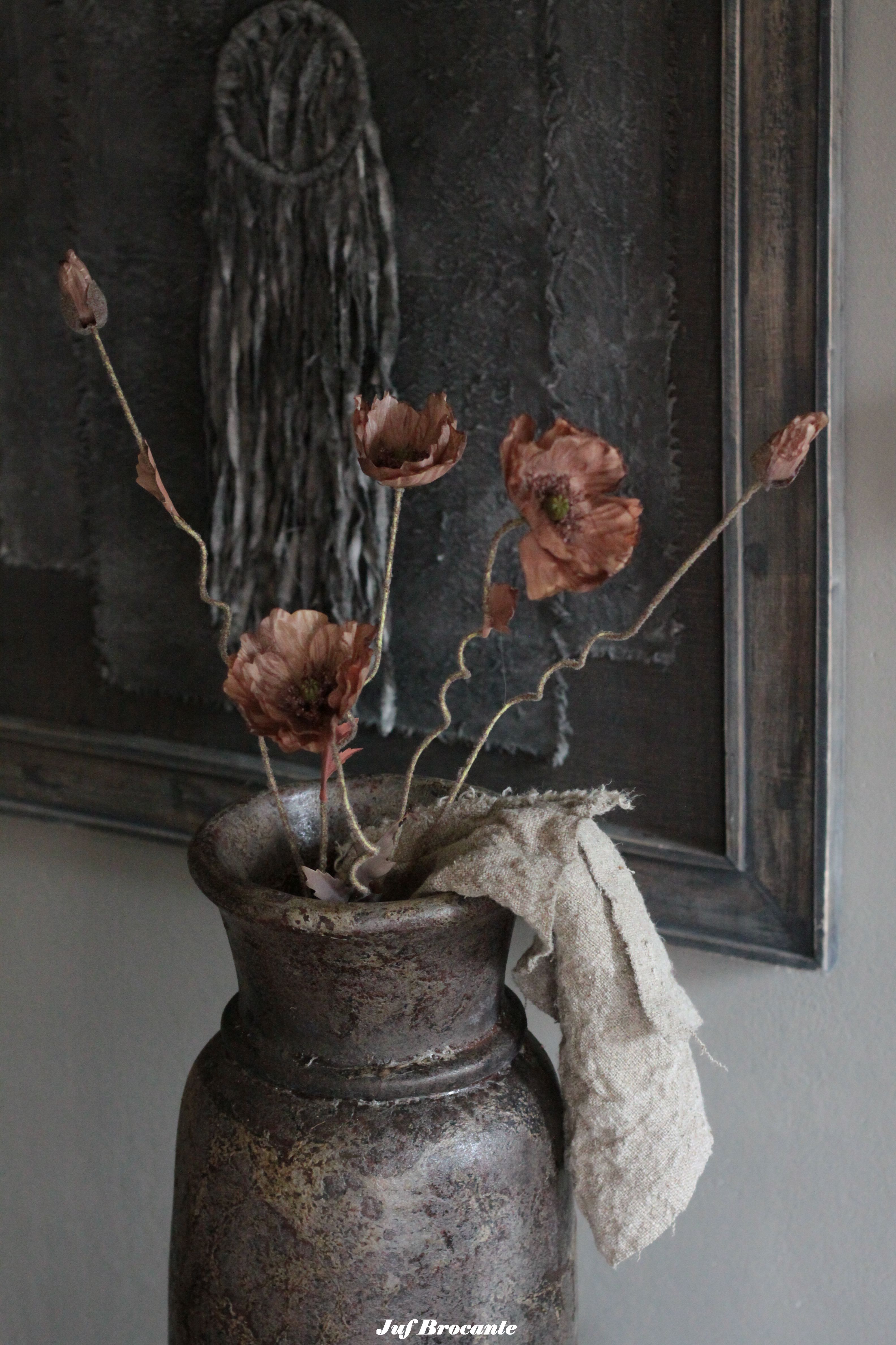 Brynxz zijdebloem poppy bundle brown