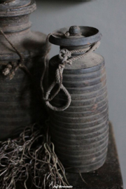 Nepalese kruik /Nepalese pot met deksel nr. 1