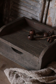 Console met lade driftwood