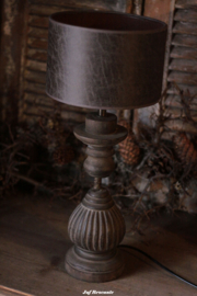 Lampenkap 'lederlook' maat M