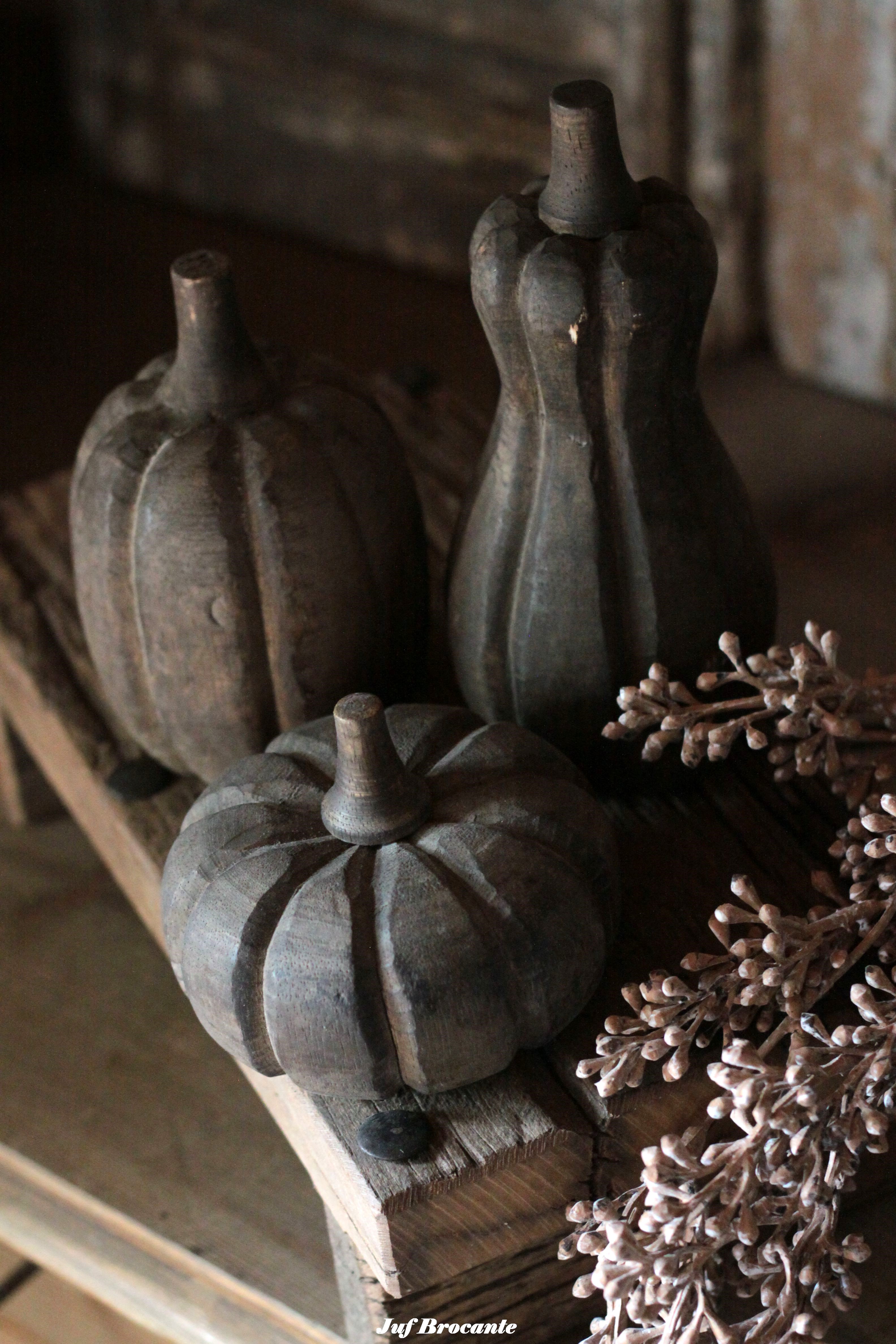 Set pompoenen 'sober'