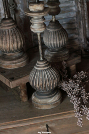 Balusterlamp bol 'vintage brown' maat M