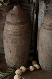 Craquelé pot met deksel nr.8
