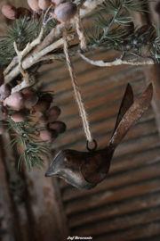 Metalen vogel hanger Birdie