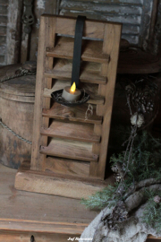 Louvreluik teak klein