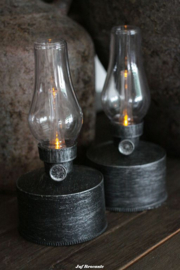 Solar olielampje 'antique black'