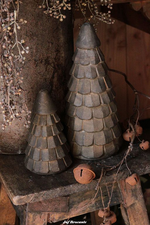 Houten kerstboom klein
