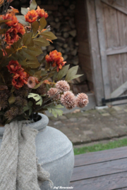 Zijden boeket orange love