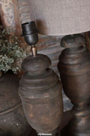 Robuuste baluster tafellamp 'sober'