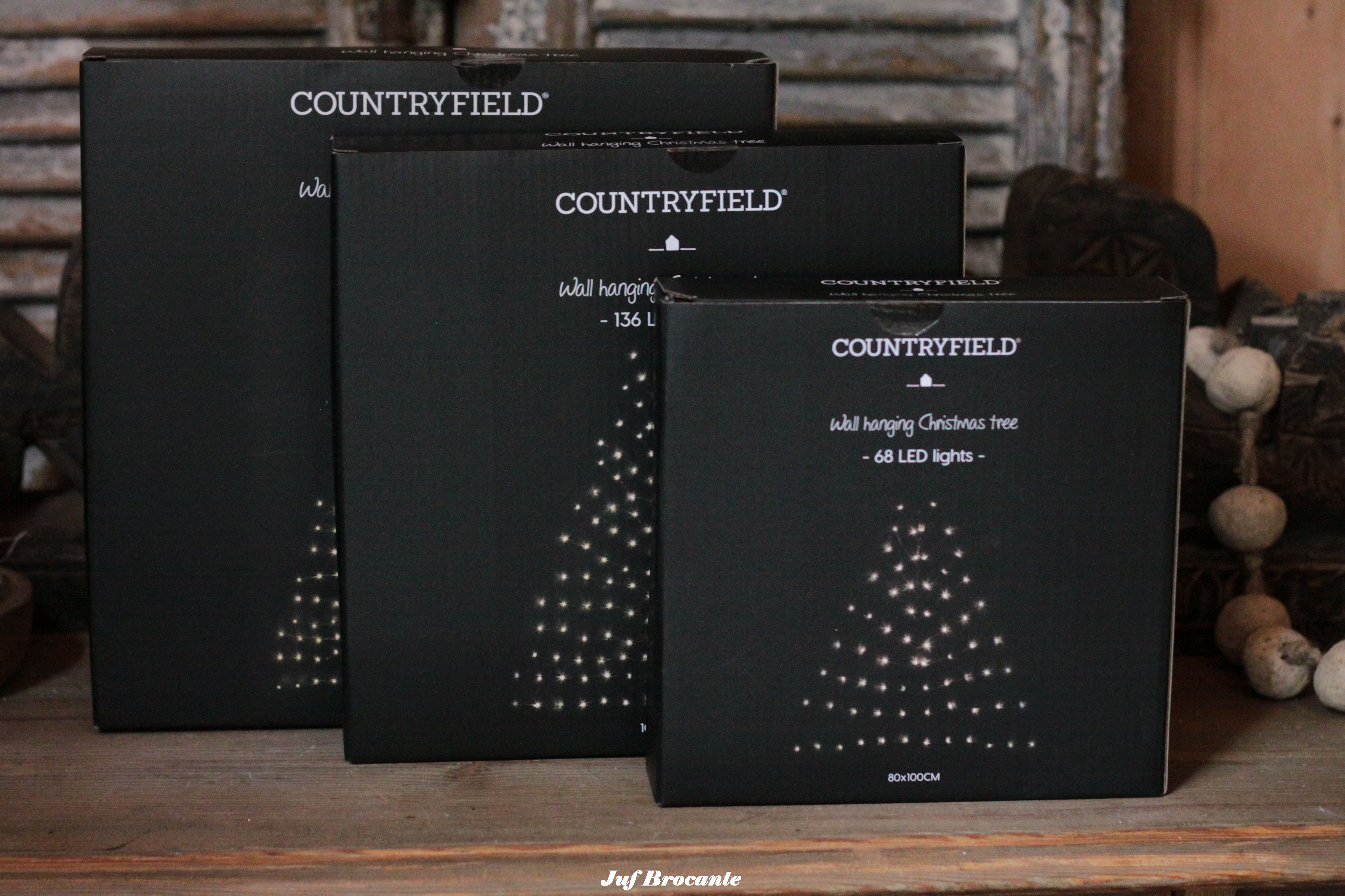 Countryfield muur kerstboom verlichting klein
