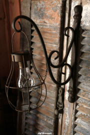 Muurhaak Countryfield met solarlamp compleet