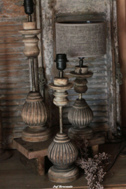 Balusterlamp bol 'vintage brown' maat M