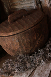 Houten pot met deksel nr.3